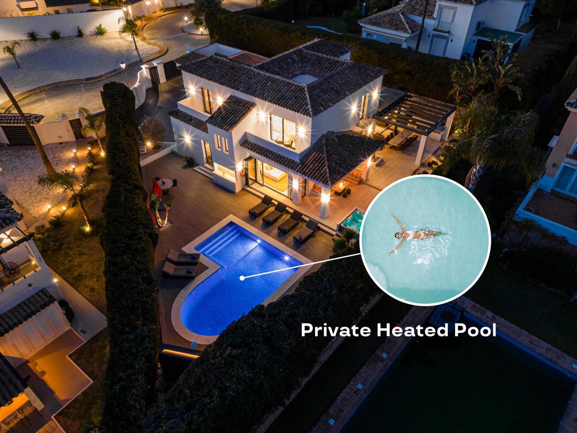 Vacation Marbella I Villa Lina, Golf Valley, Private Heated Pool, Jacuzzi, Close To The Marina Eksteriør bilde